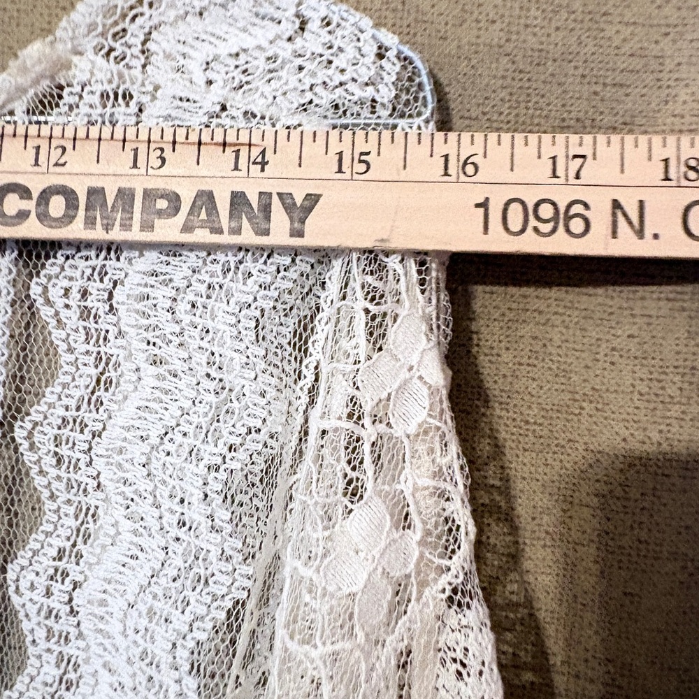 Kori America Open Lace Cardigan with Fringe - S/M​ - Picture 7 of 7